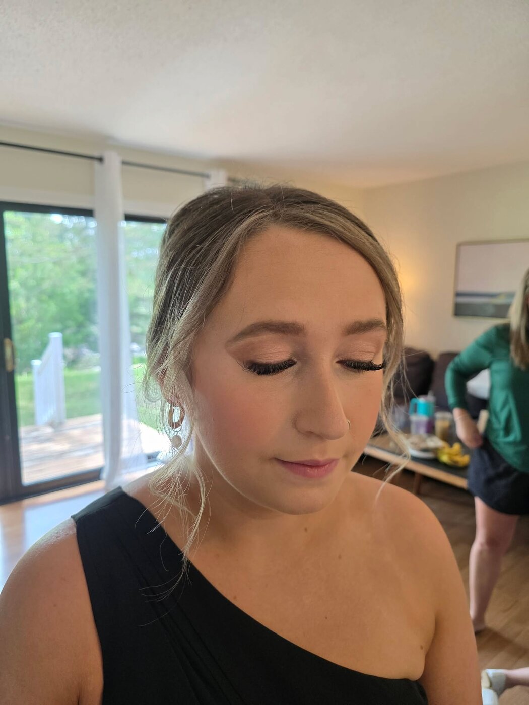 Soft glam bridal makeup look